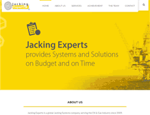 Tablet Screenshot of jackingexperts.com